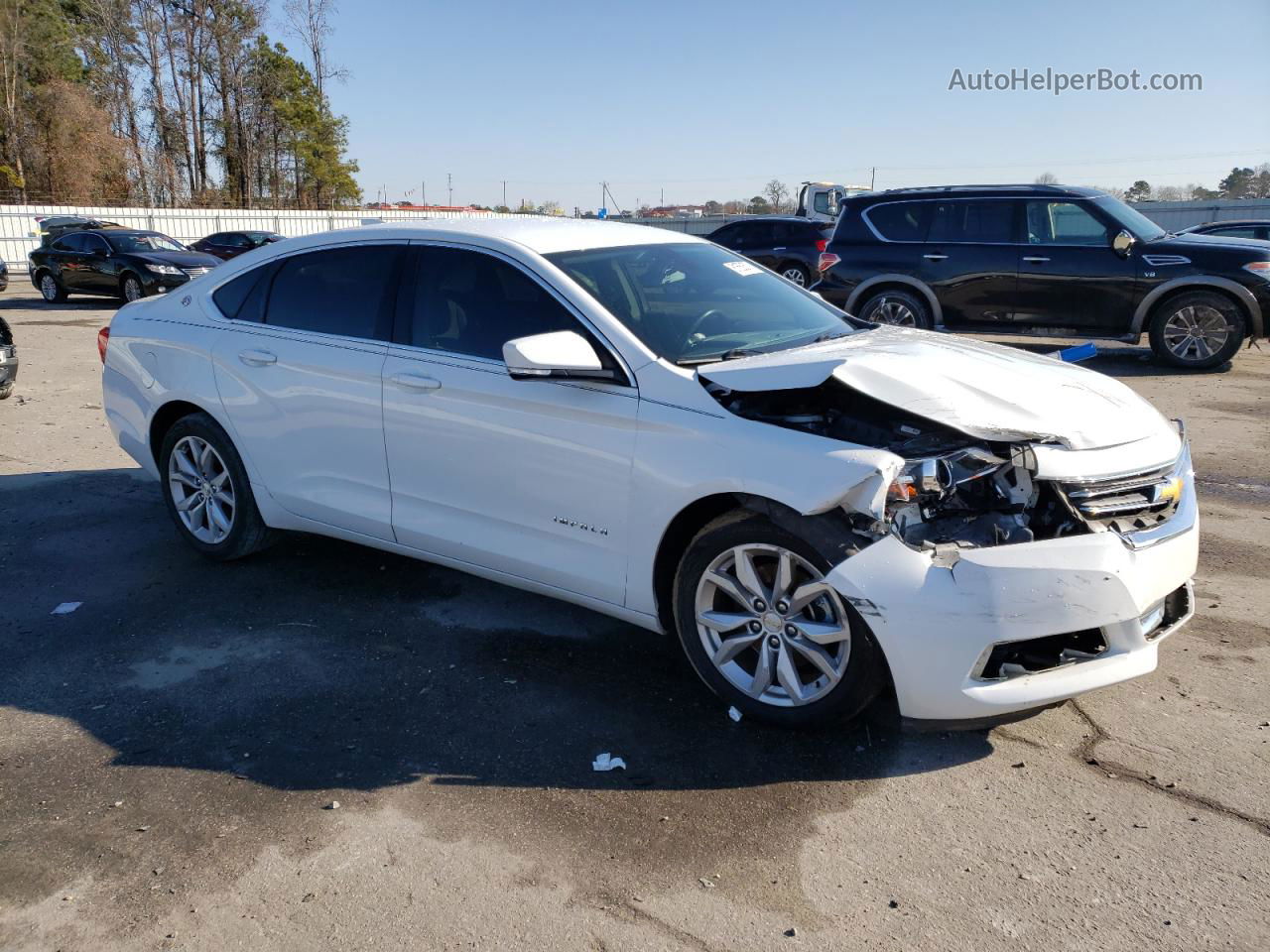 2017 Chevrolet Impala Lt Белый vin: 2G1105S39H9161966