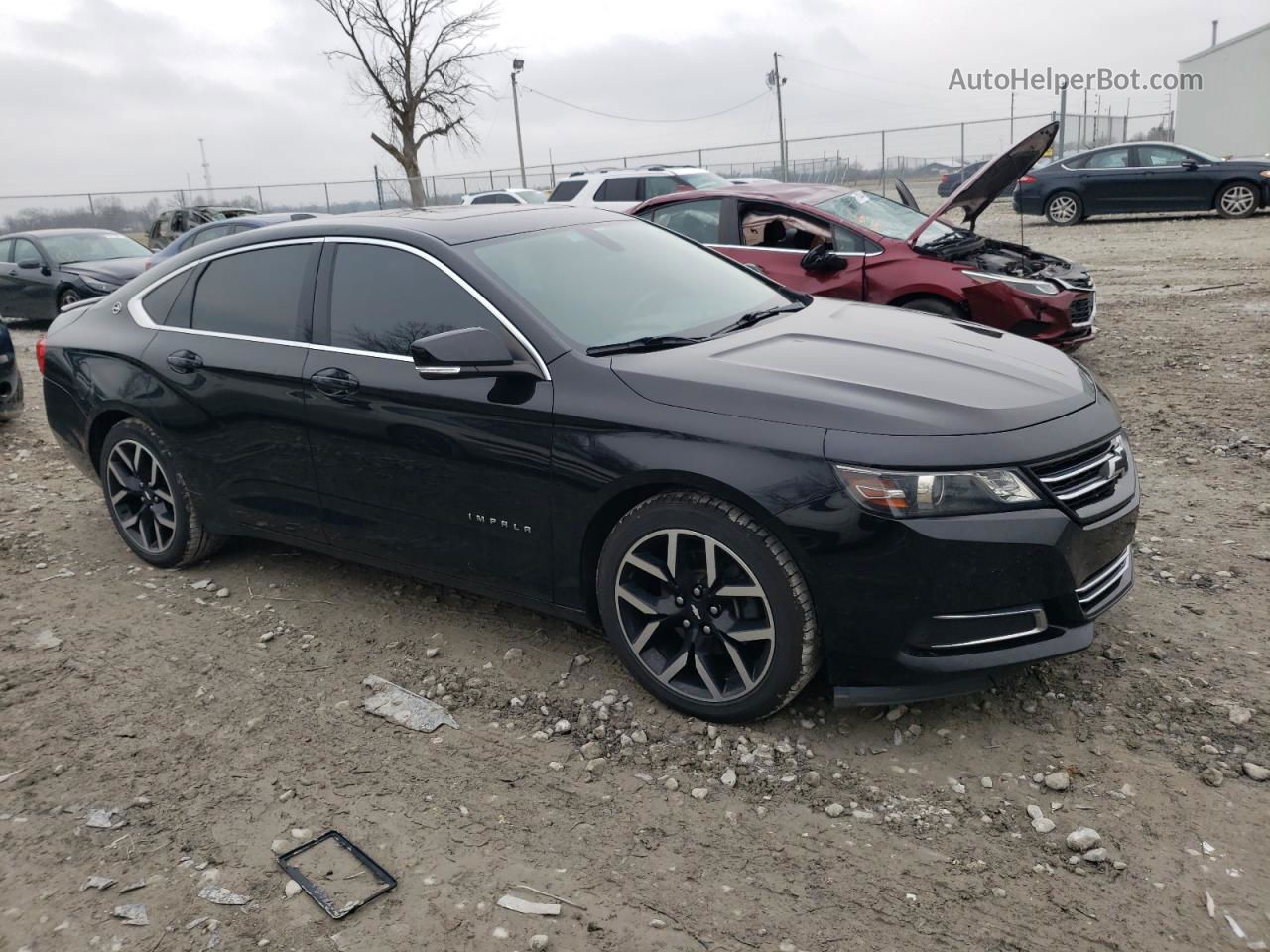 2017 Chevrolet Impala Lt Black vin: 2G1105S39H9179724