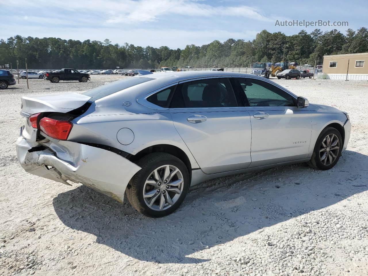 2017 Chevrolet Impala Lt Silver vin: 2G1105S39H9184924