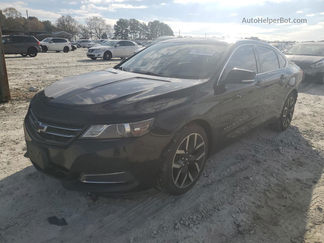 2017 Chevrolet Impala Lt Black vin: 2G1105S39H9195079