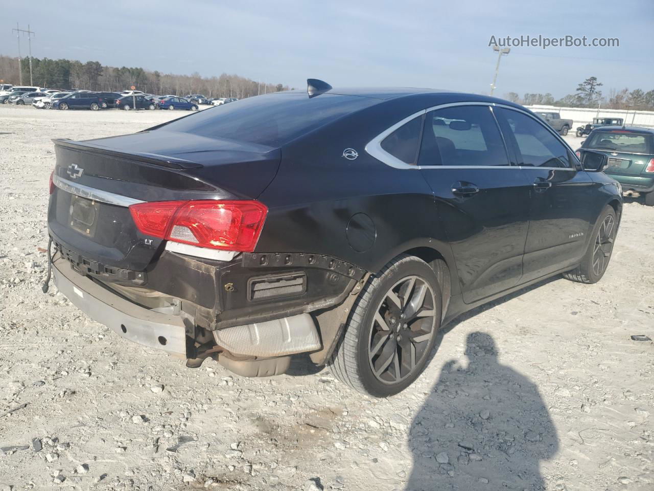 2017 Chevrolet Impala Lt Black vin: 2G1105S39H9195079