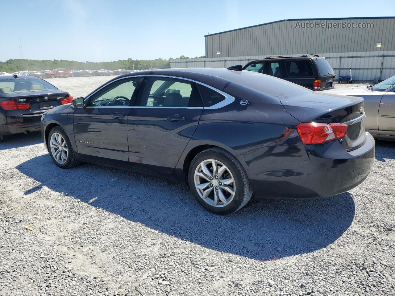 2017 Chevrolet Impala Lt Синий vin: 2G1105S39H9195180