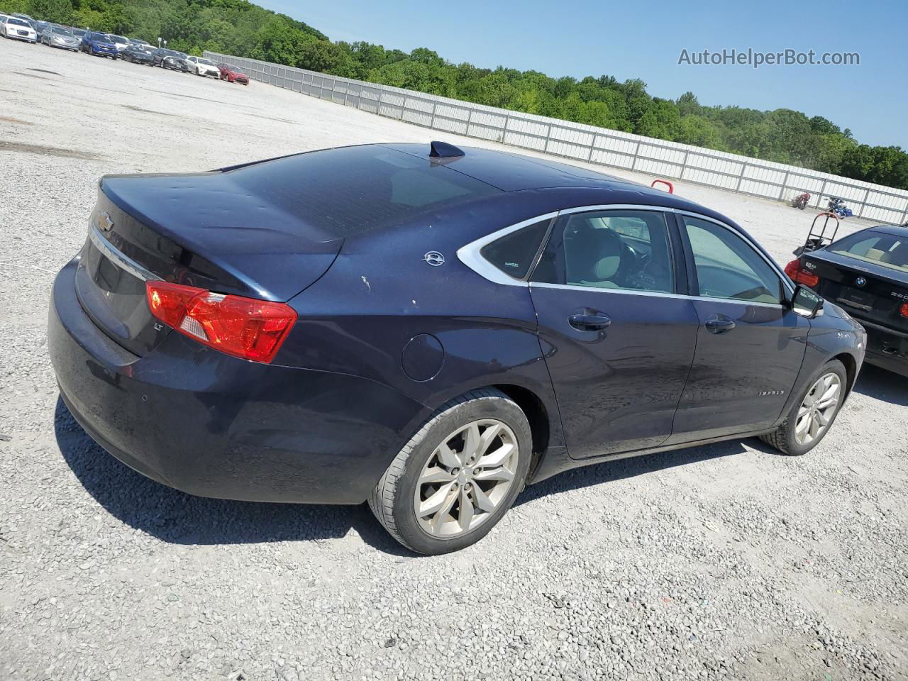 2017 Chevrolet Impala Lt Blue vin: 2G1105S39H9195180