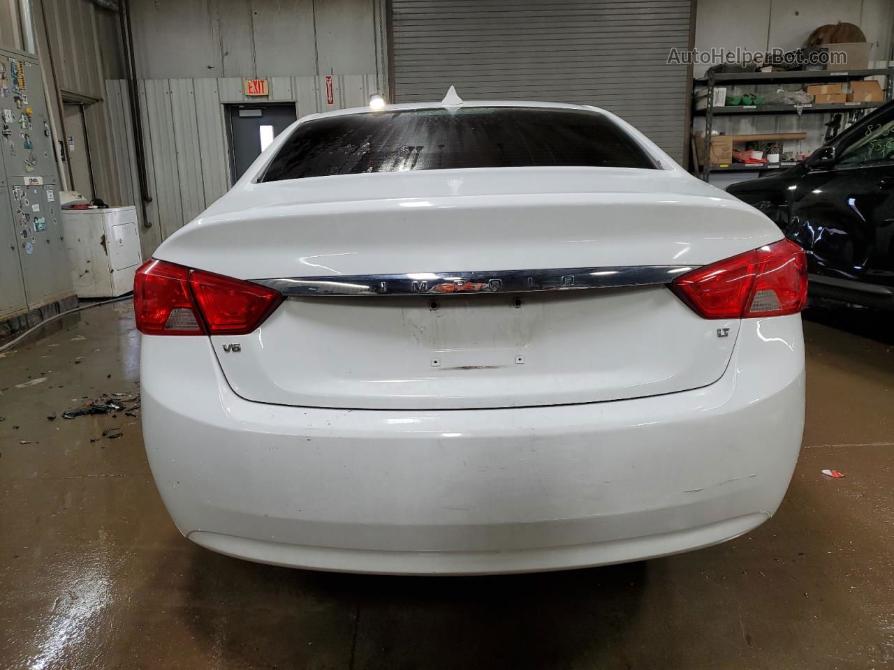 2017 Chevrolet Impala Lt White vin: 2G1105S3XH9116969