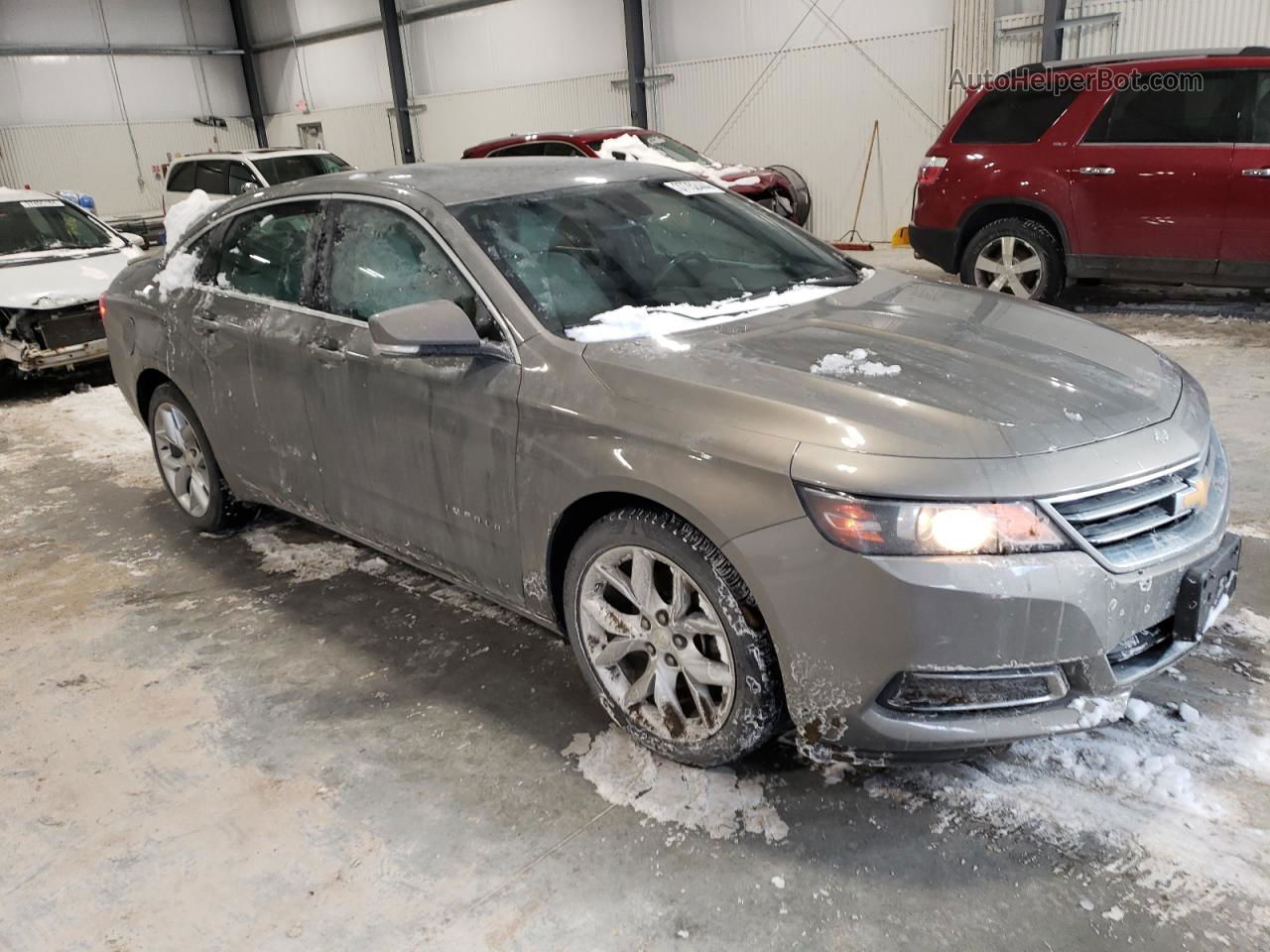 2017 Chevrolet Impala Lt Gray vin: 2G1105S3XH9135375