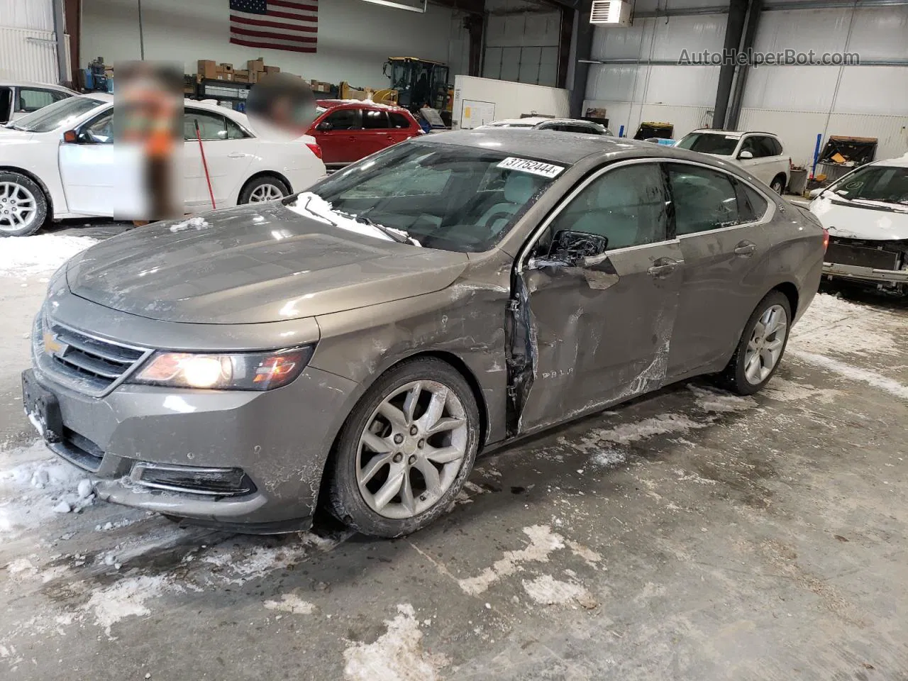 2017 Chevrolet Impala Lt Gray vin: 2G1105S3XH9135375