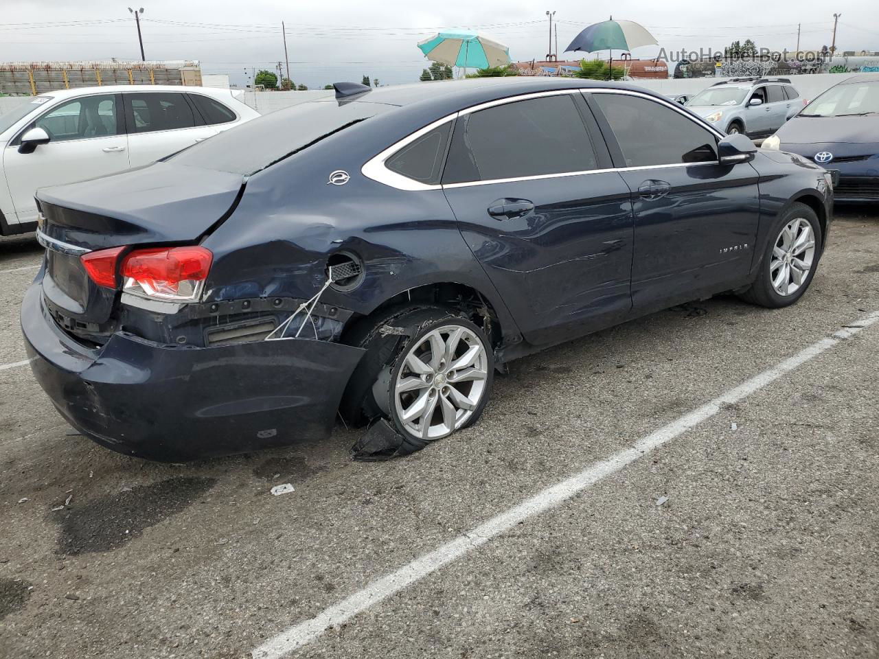 2017 Chevrolet Impala Lt Blue vin: 2G1105S3XH9164309