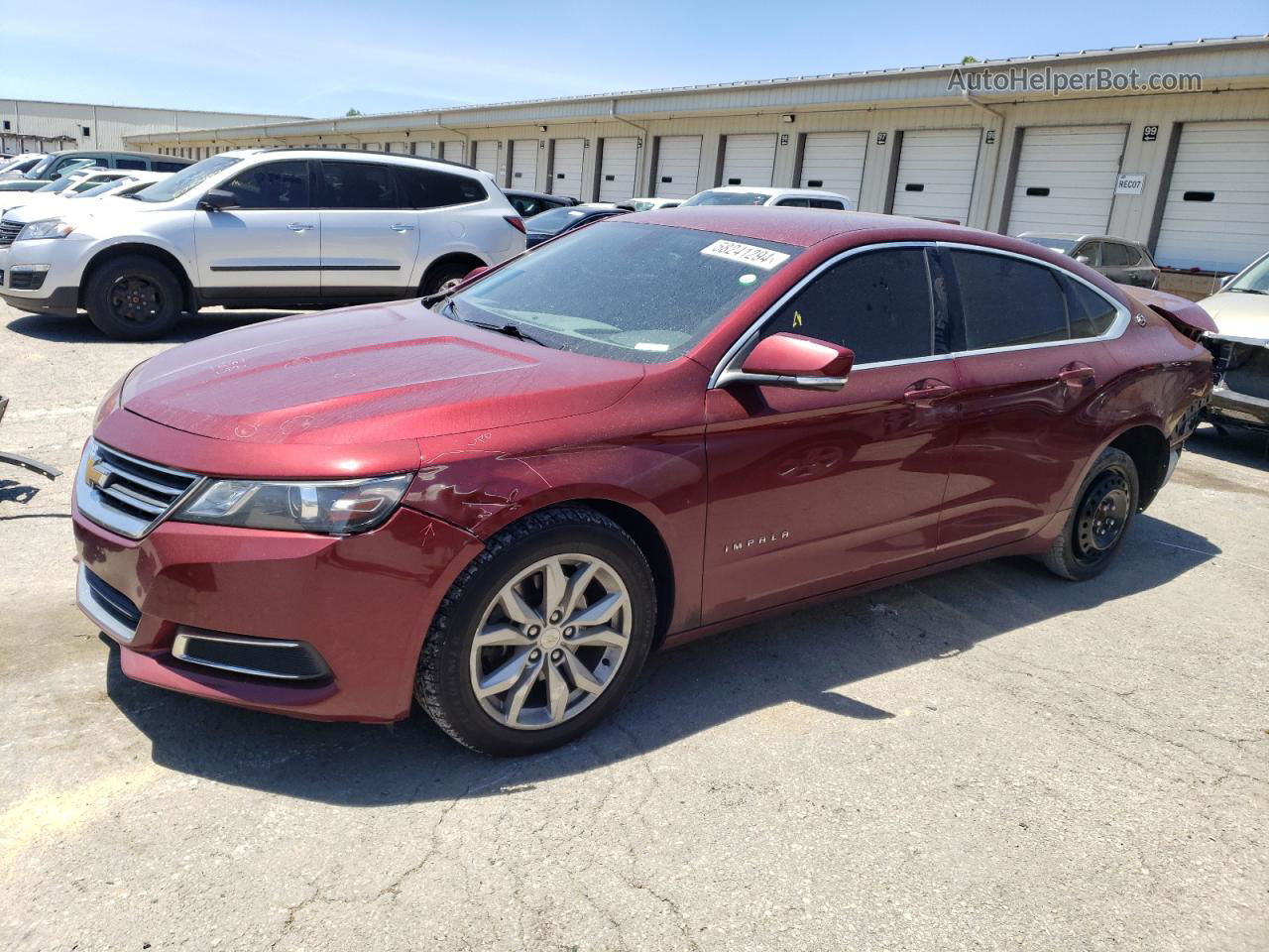 2017 Chevrolet Impala Lt Бордовый vin: 2G1105S3XH9171759