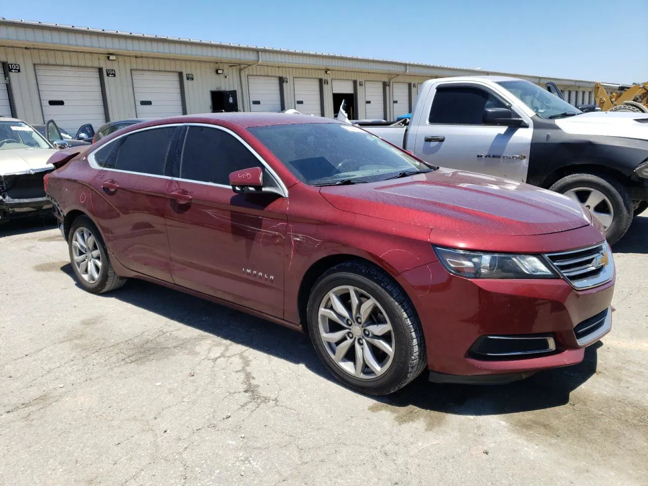 2017 Chevrolet Impala Lt Burgundy vin: 2G1105S3XH9171759