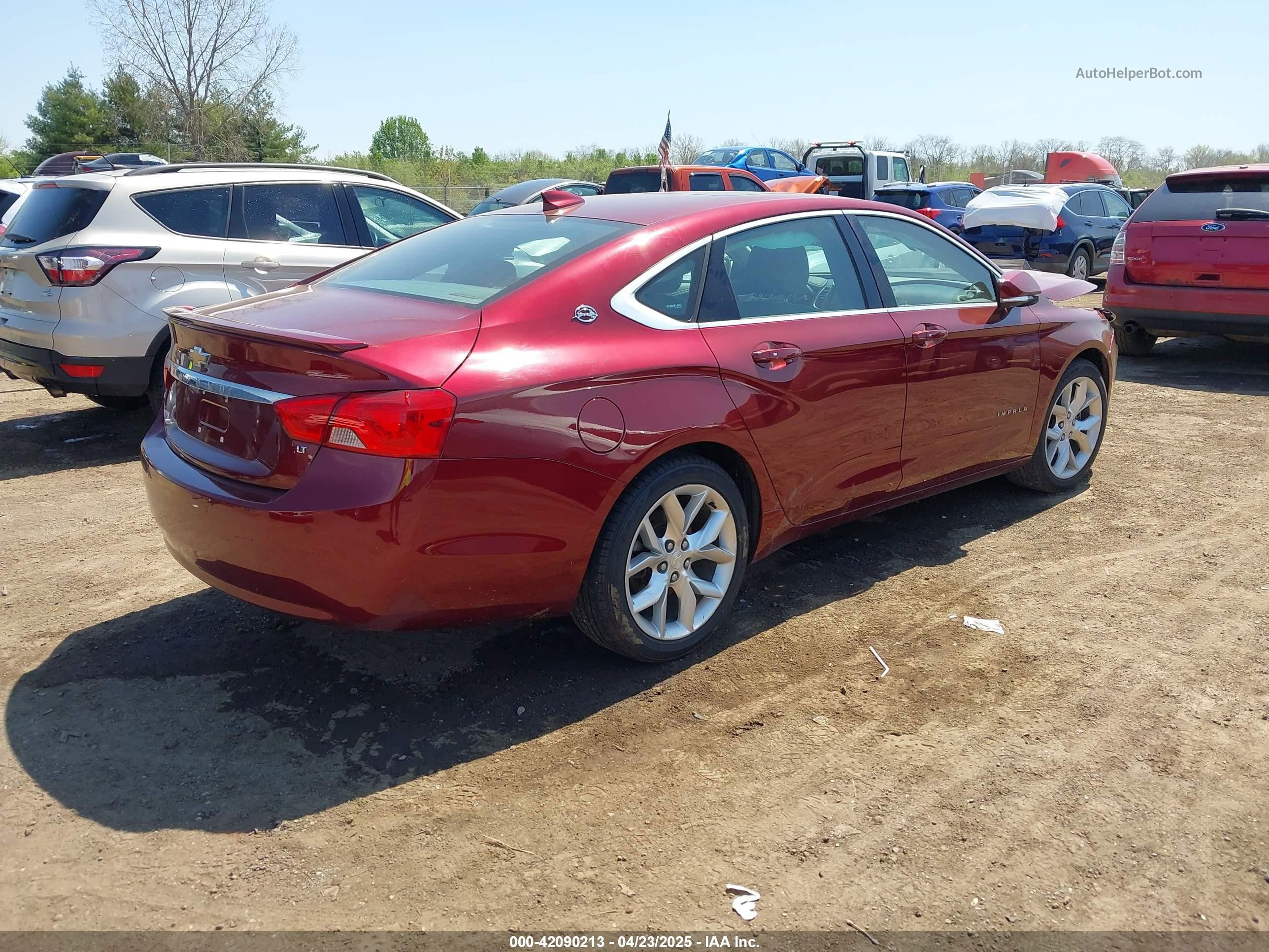 2017 Chevrolet Impala 1lt Maroon vin: 2G1105S3XH9190201