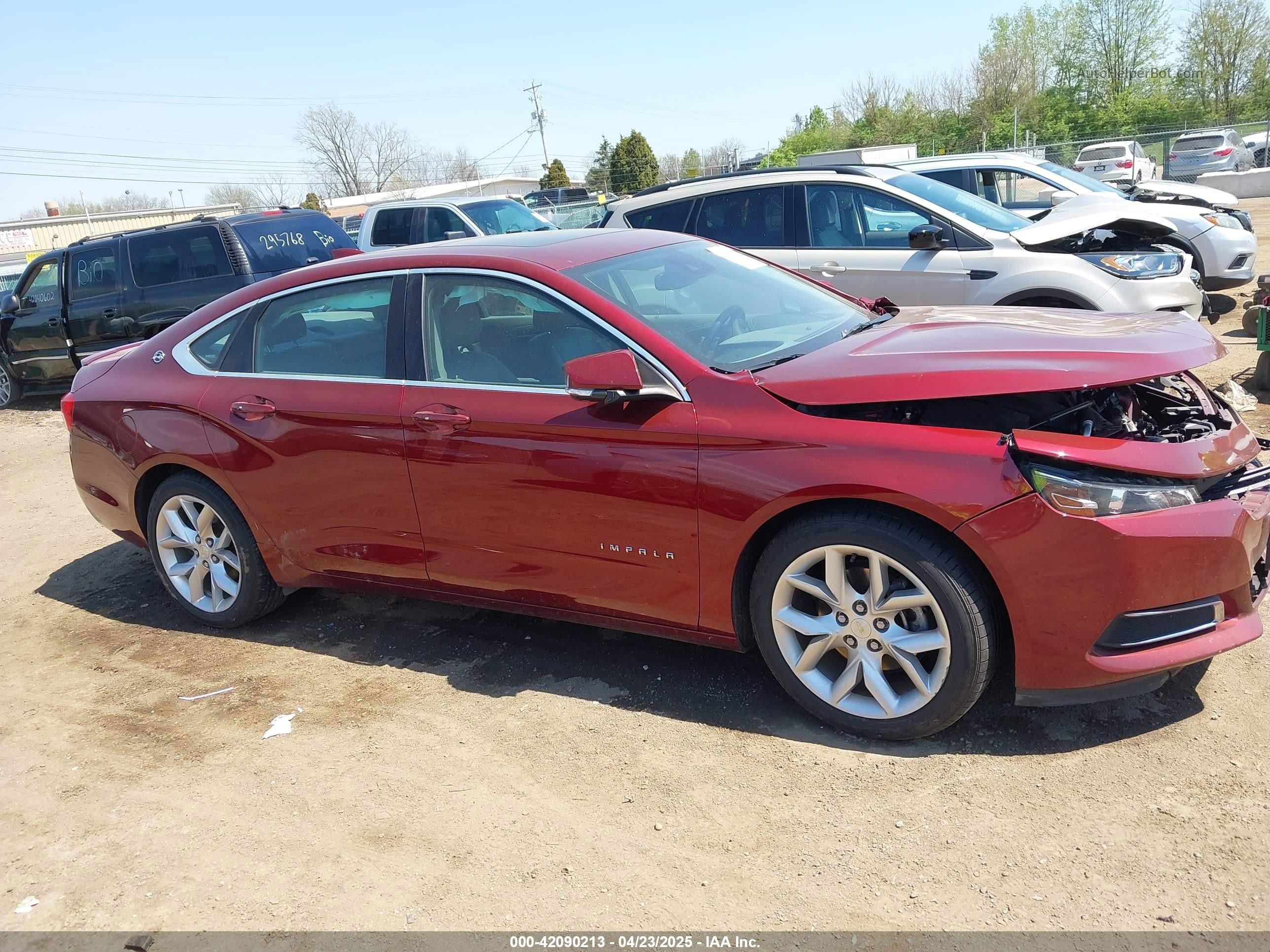 2017 Chevrolet Impala 1lt Maroon vin: 2G1105S3XH9190201