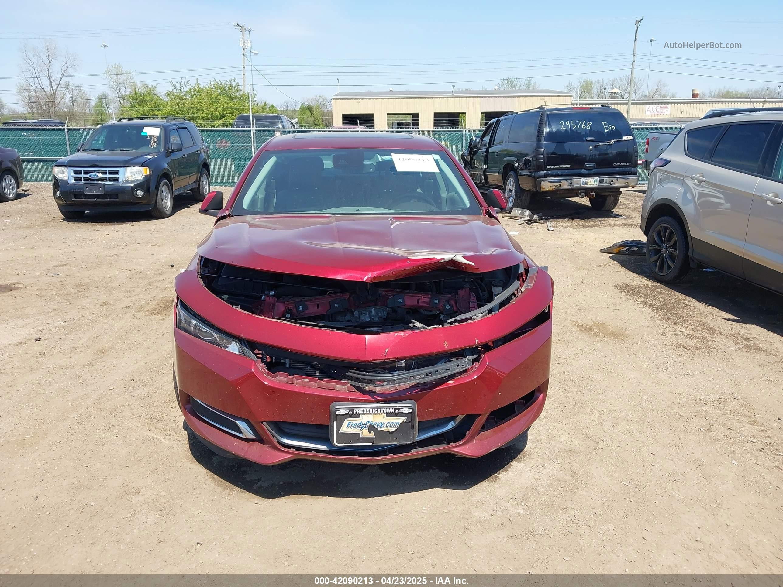 2017 Chevrolet Impala 1lt Maroon vin: 2G1105S3XH9190201