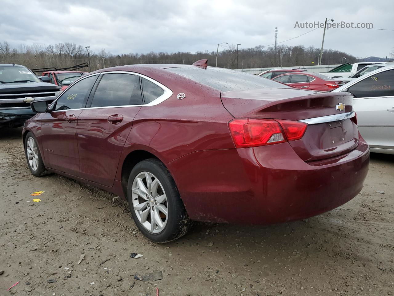 2016 Chevrolet Impala Lt Burgundy vin: 2G1105SA0G9183500