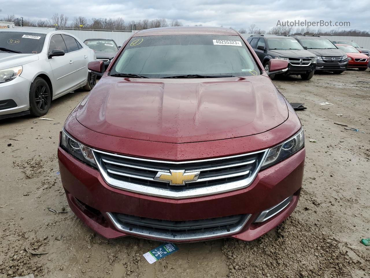 2016 Chevrolet Impala Lt Бордовый vin: 2G1105SA0G9183500