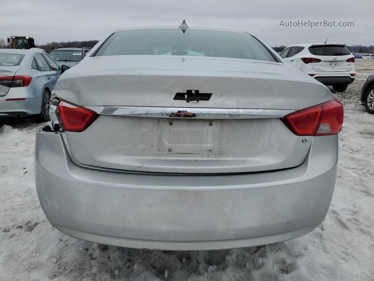 2017 Chevrolet Impala Lt Silver vin: 2G1105SA0H9137523