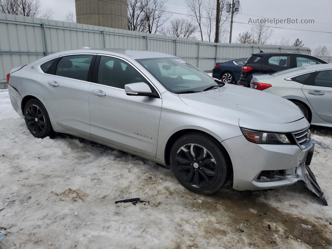 2017 Chevrolet Impala Lt Silver vin: 2G1105SA0H9137523