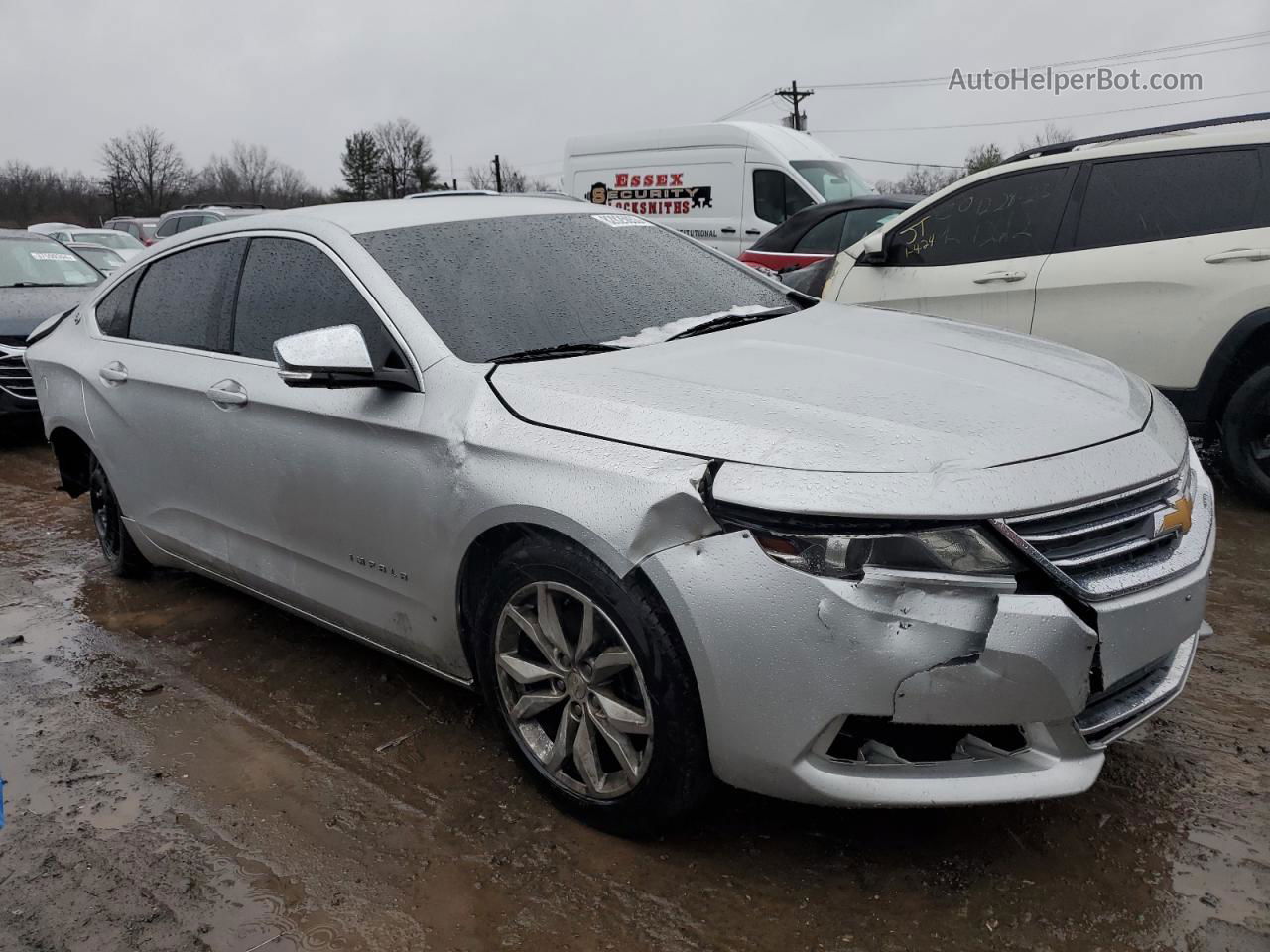 2017 Chevrolet Impala Lt Серебряный vin: 2G1105SA0H9138199