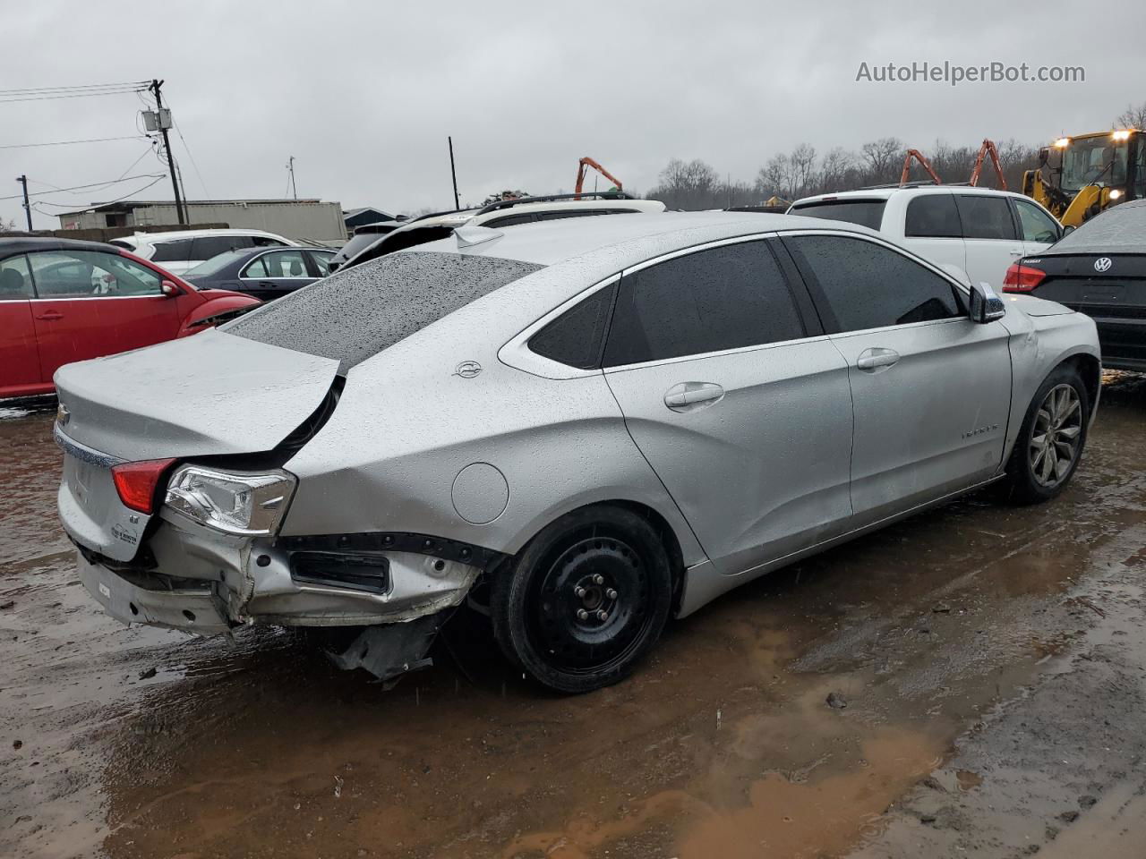 2017 Chevrolet Impala Lt Серебряный vin: 2G1105SA0H9138199