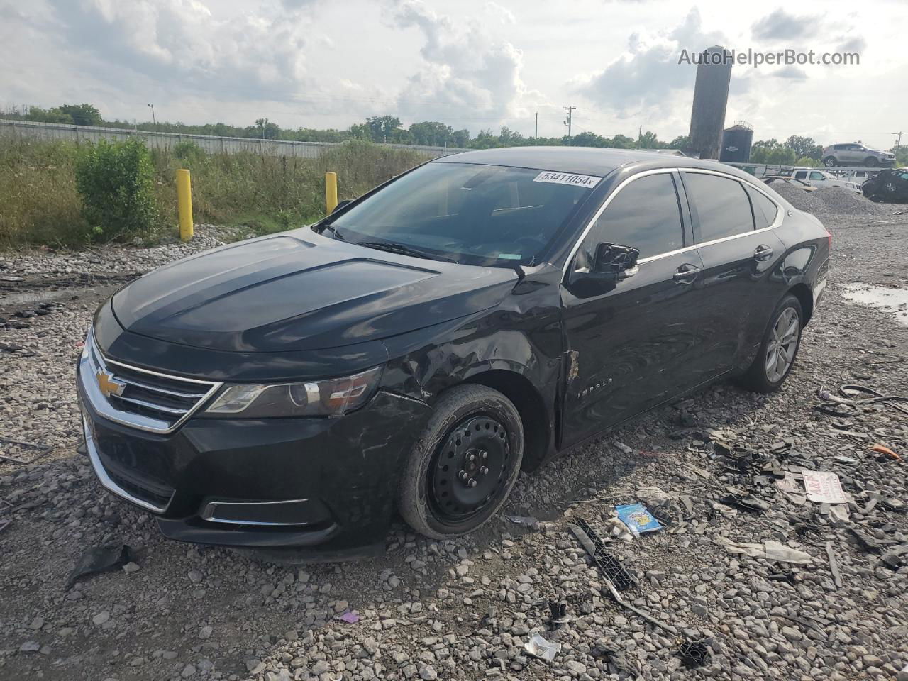 2017 Chevrolet Impala Lt Black vin: 2G1105SA0H9168724