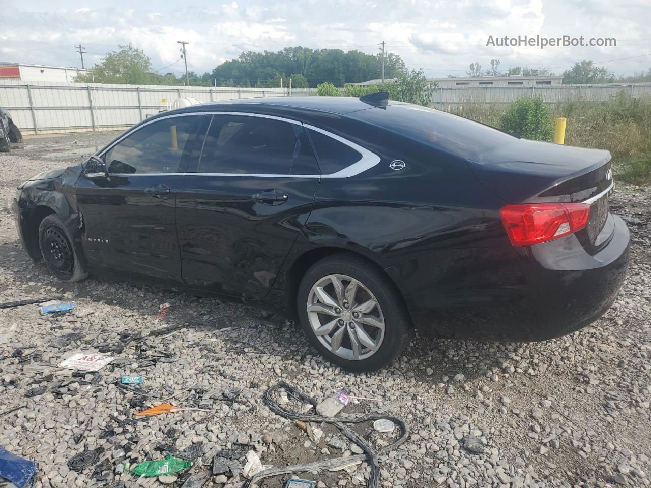 2017 Chevrolet Impala Lt Black vin: 2G1105SA0H9168724