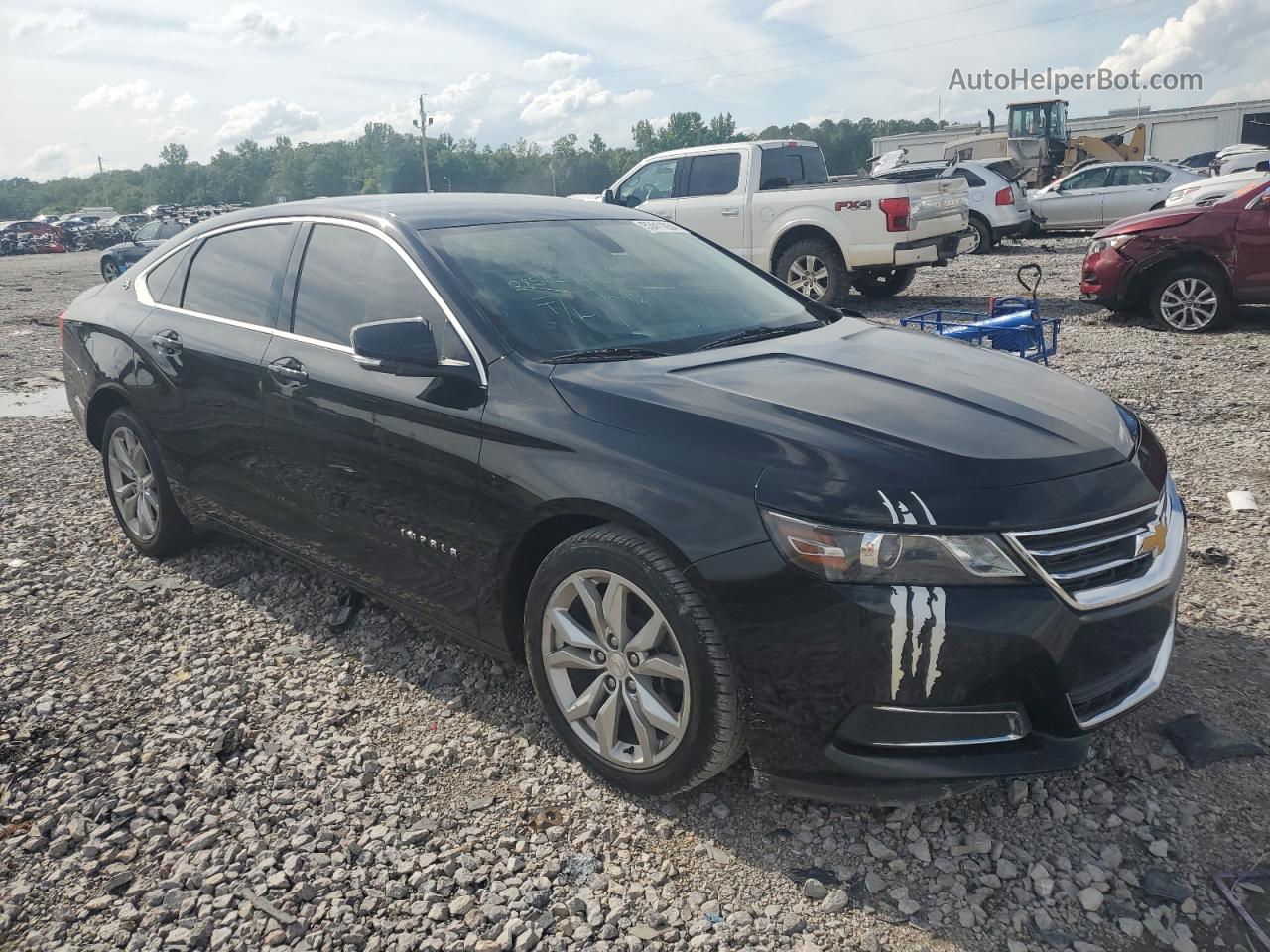 2017 Chevrolet Impala Lt Black vin: 2G1105SA0H9168724