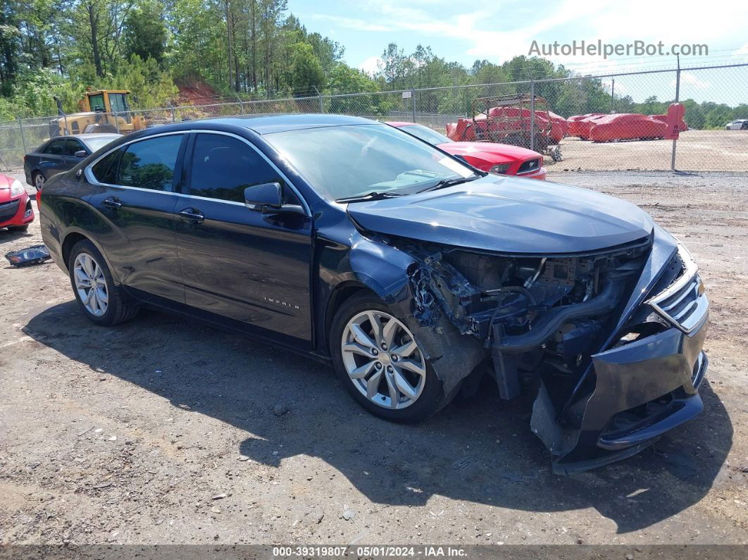 2017 Chevrolet Impala 1lt Blue vin: 2G1105SA0H9177522