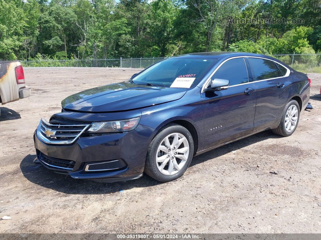 2017 Chevrolet Impala 1lt Blue vin: 2G1105SA0H9177522