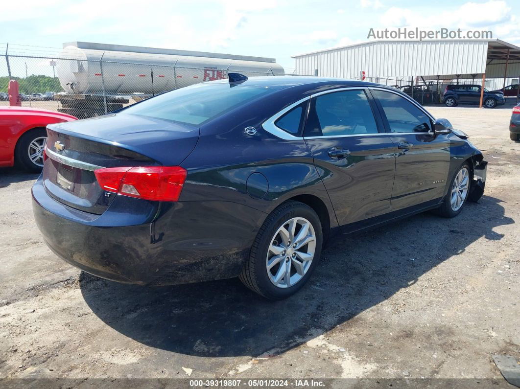 2017 Chevrolet Impala 1lt Blue vin: 2G1105SA0H9177522