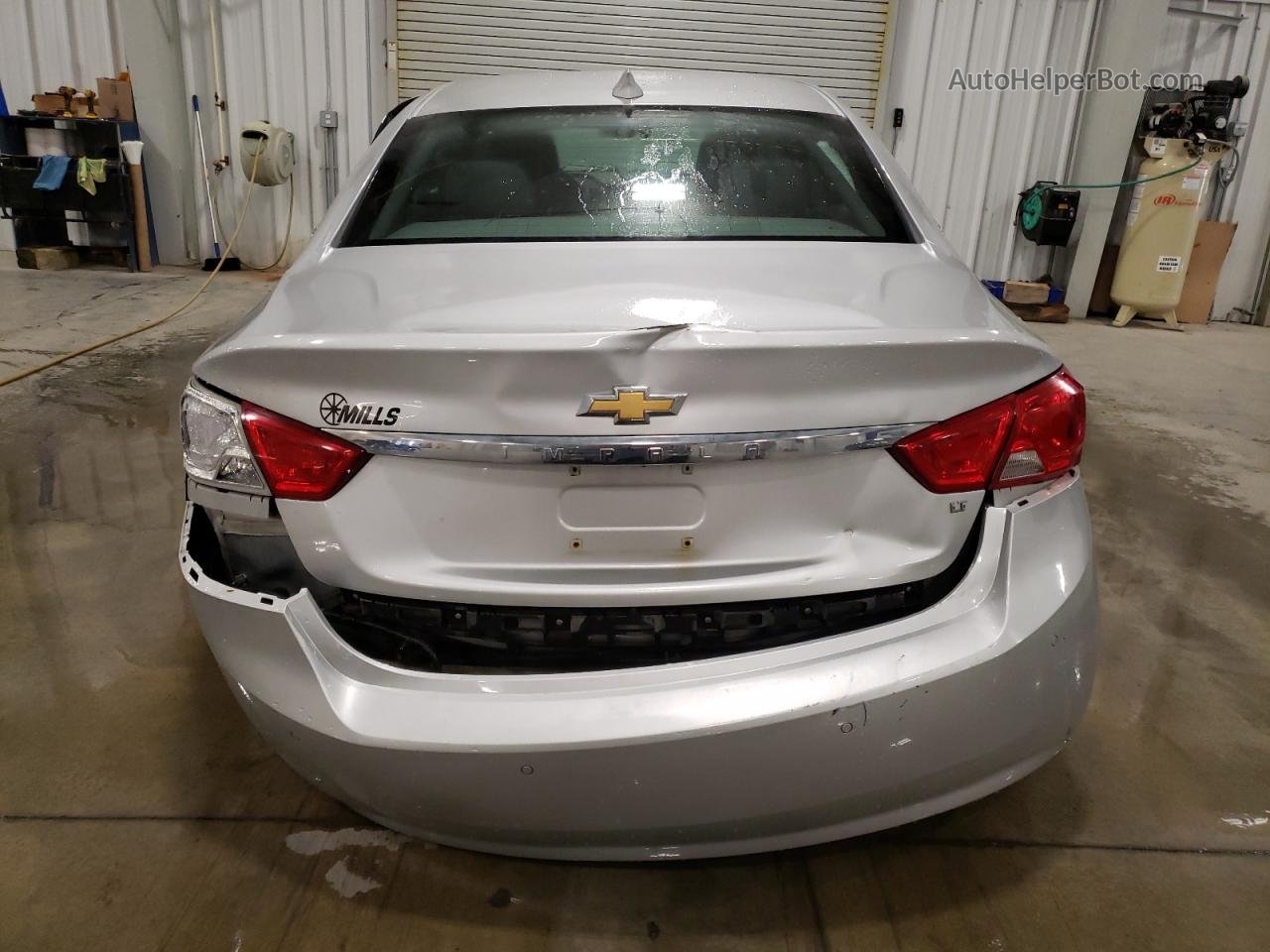 2017 Chevrolet Impala Lt Silver vin: 2G1105SA0H9184244