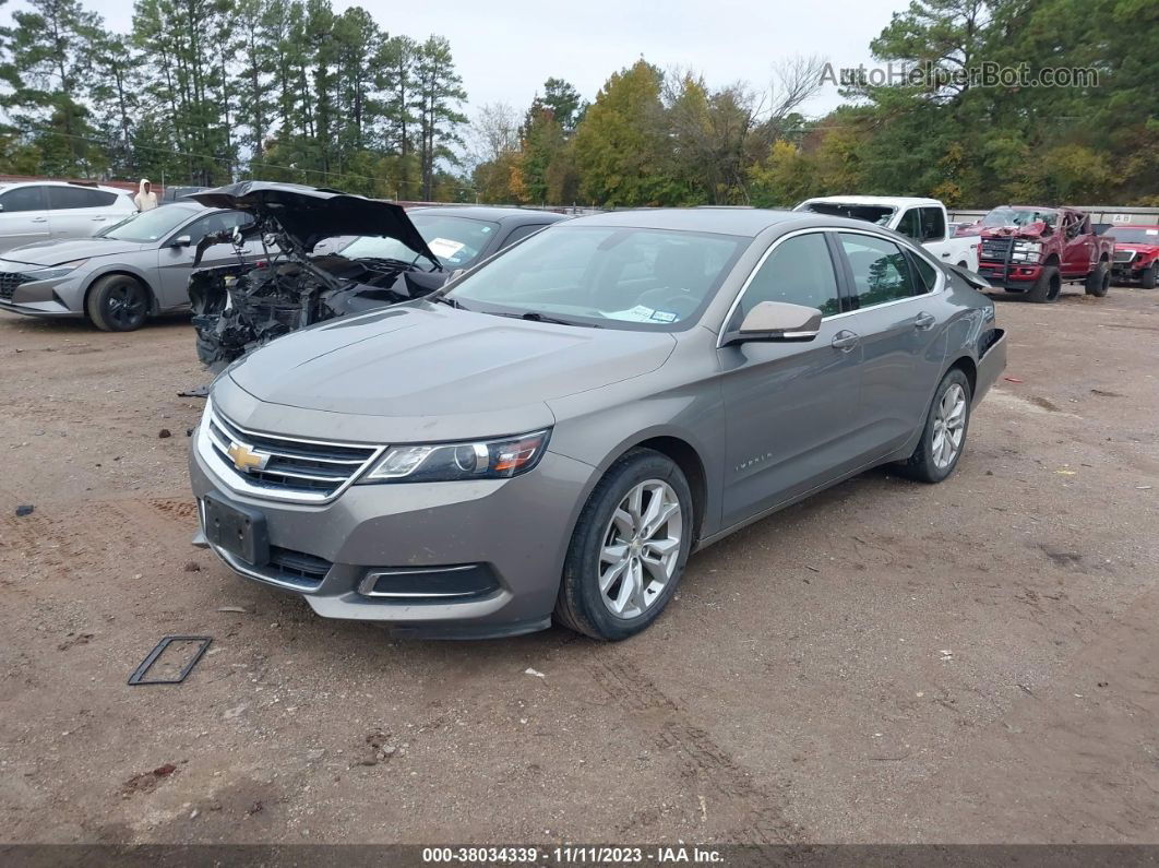 2017 Chevrolet Impala 1lt Серый vin: 2G1105SA0H9196796