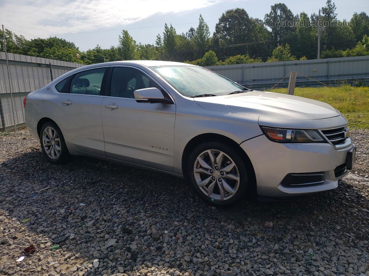 2016 Chevrolet Impala Lt Silver vin: 2G1105SA1G9178595