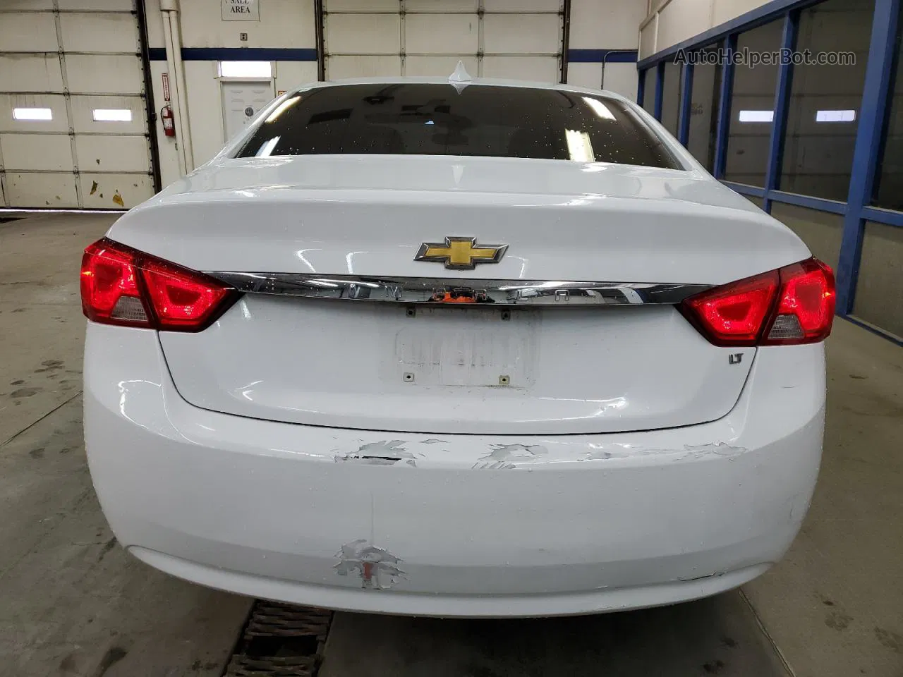 2017 Chevrolet Impala Lt White vin: 2G1105SA1H9152015