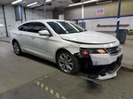 2017 Chevrolet Impala Lt White vin: 2G1105SA1H9152015