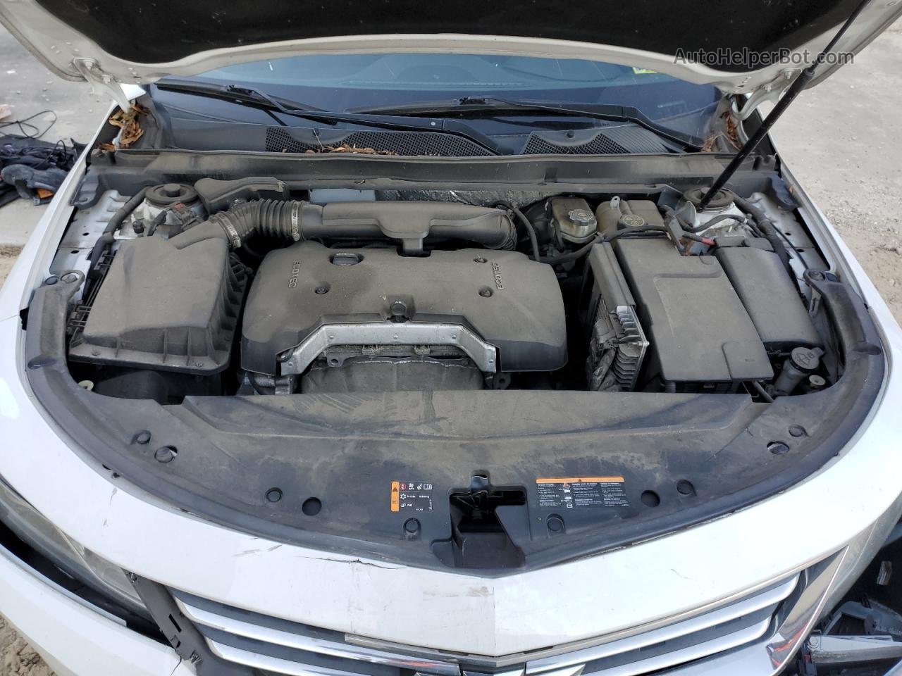2017 Chevrolet Impala Lt Белый vin: 2G1105SA1H9153021