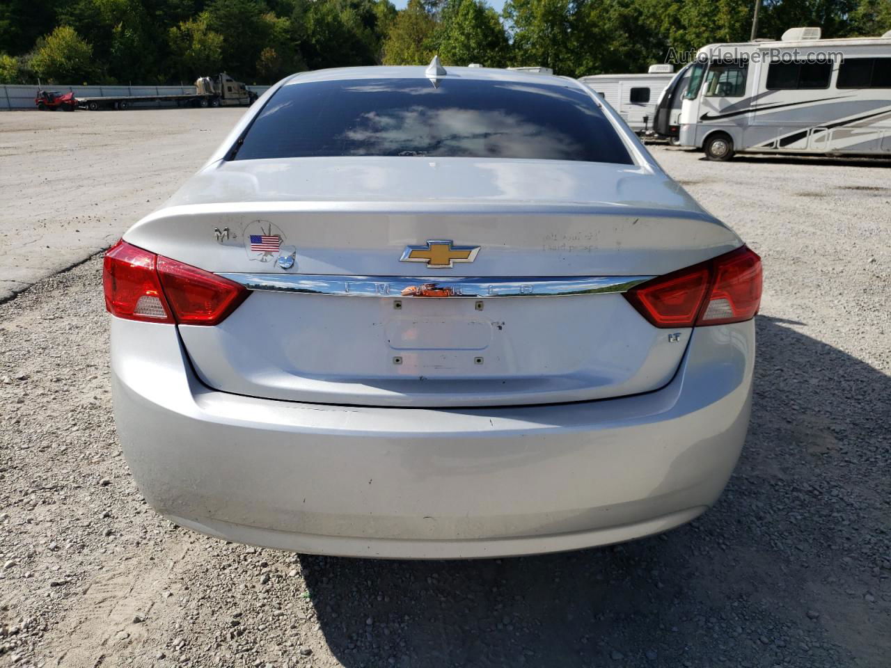 2017 Chevrolet Impala Lt Silver vin: 2G1105SA1H9168621