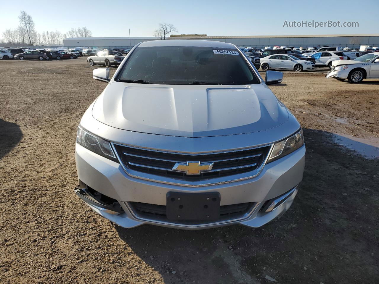 2017 Chevrolet Impala Lt Silver vin: 2G1105SA1H9193227
