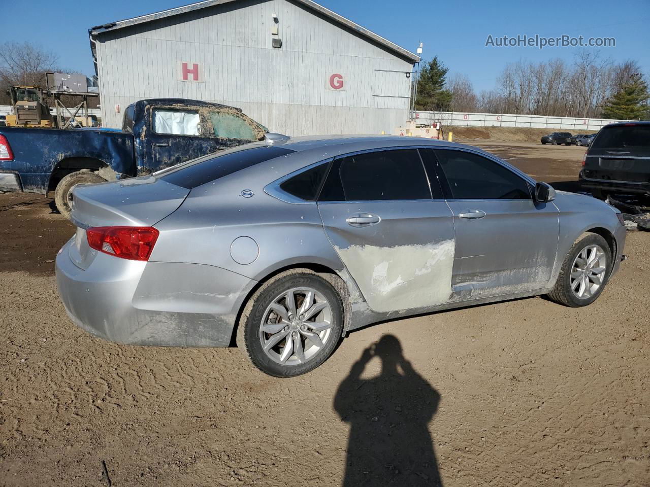 2017 Chevrolet Impala Lt Silver vin: 2G1105SA1H9193227