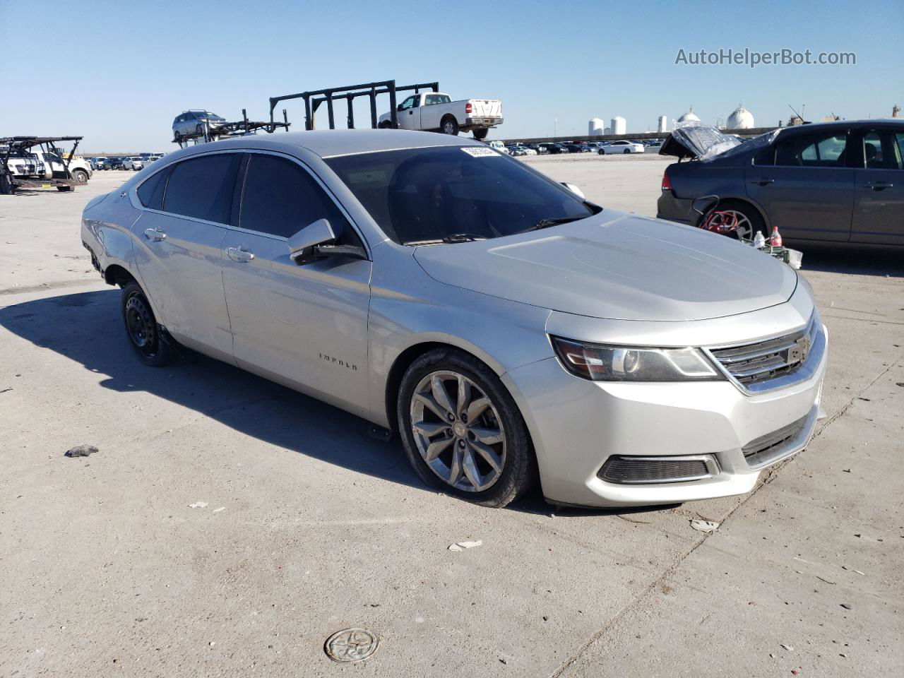 2016 Chevrolet Impala Lt Серебряный vin: 2G1105SA2G9174670