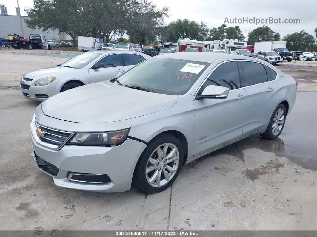 2017 Chevrolet Impala Lt Silver vin: 2G1105SA2H9137569