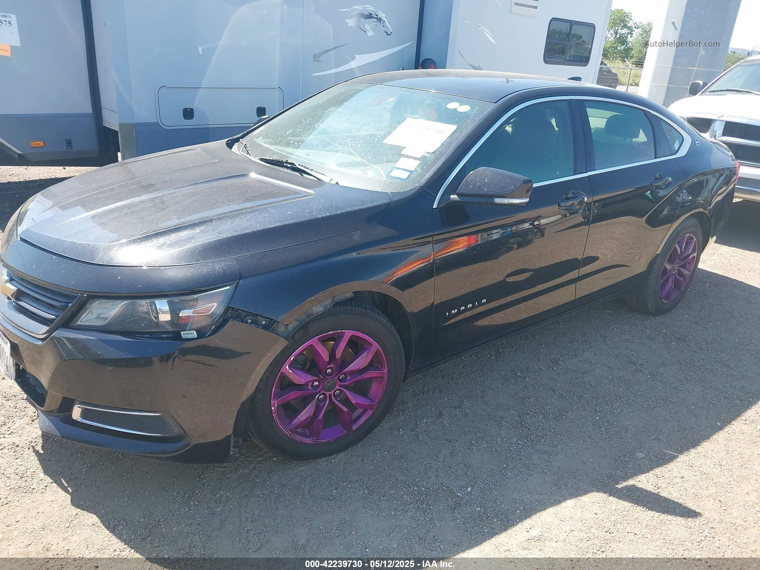 2017 Chevrolet Impala 1lt Black vin: 2G1105SA2H9153643