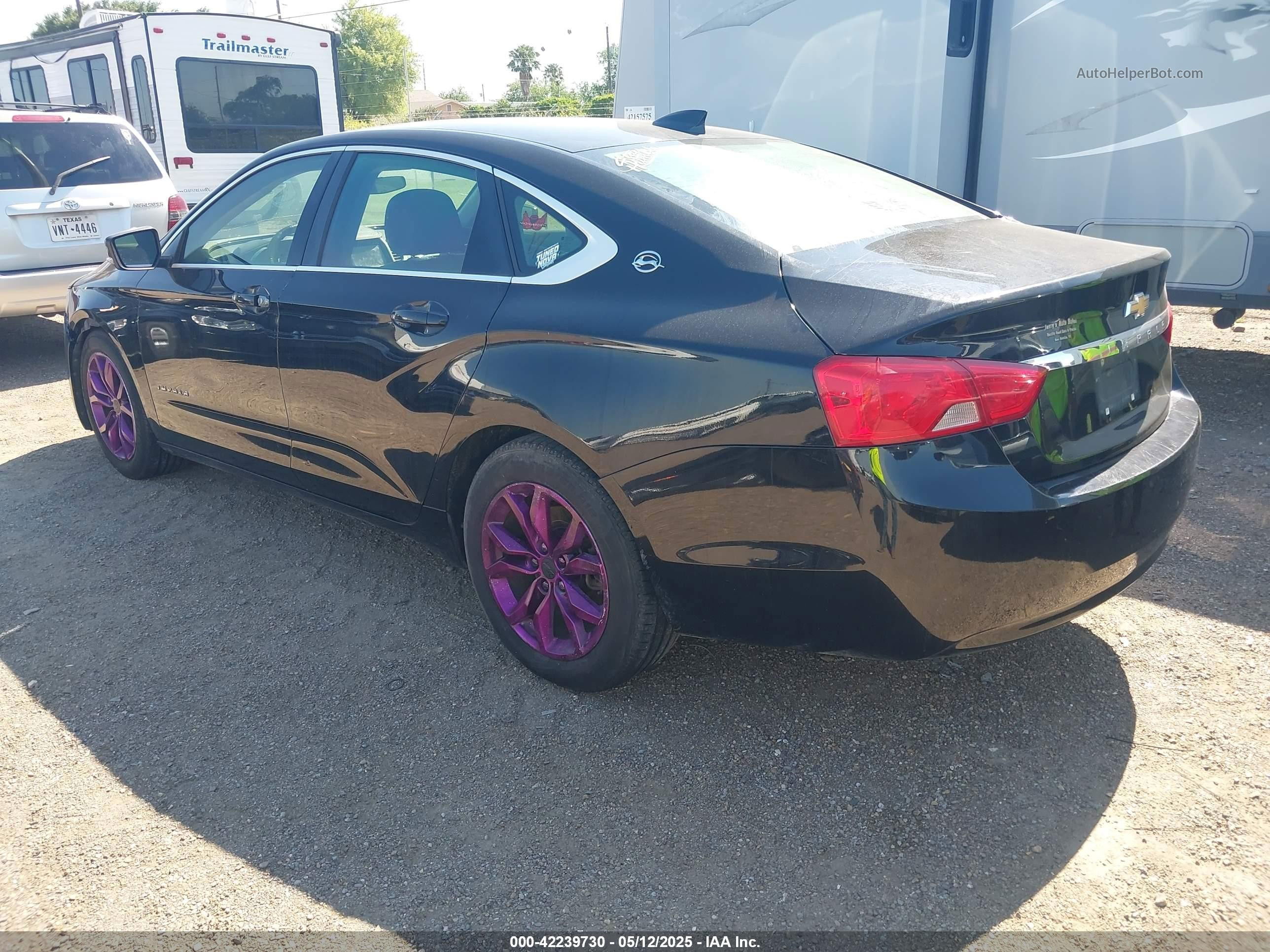 2017 Chevrolet Impala 1lt Black vin: 2G1105SA2H9153643