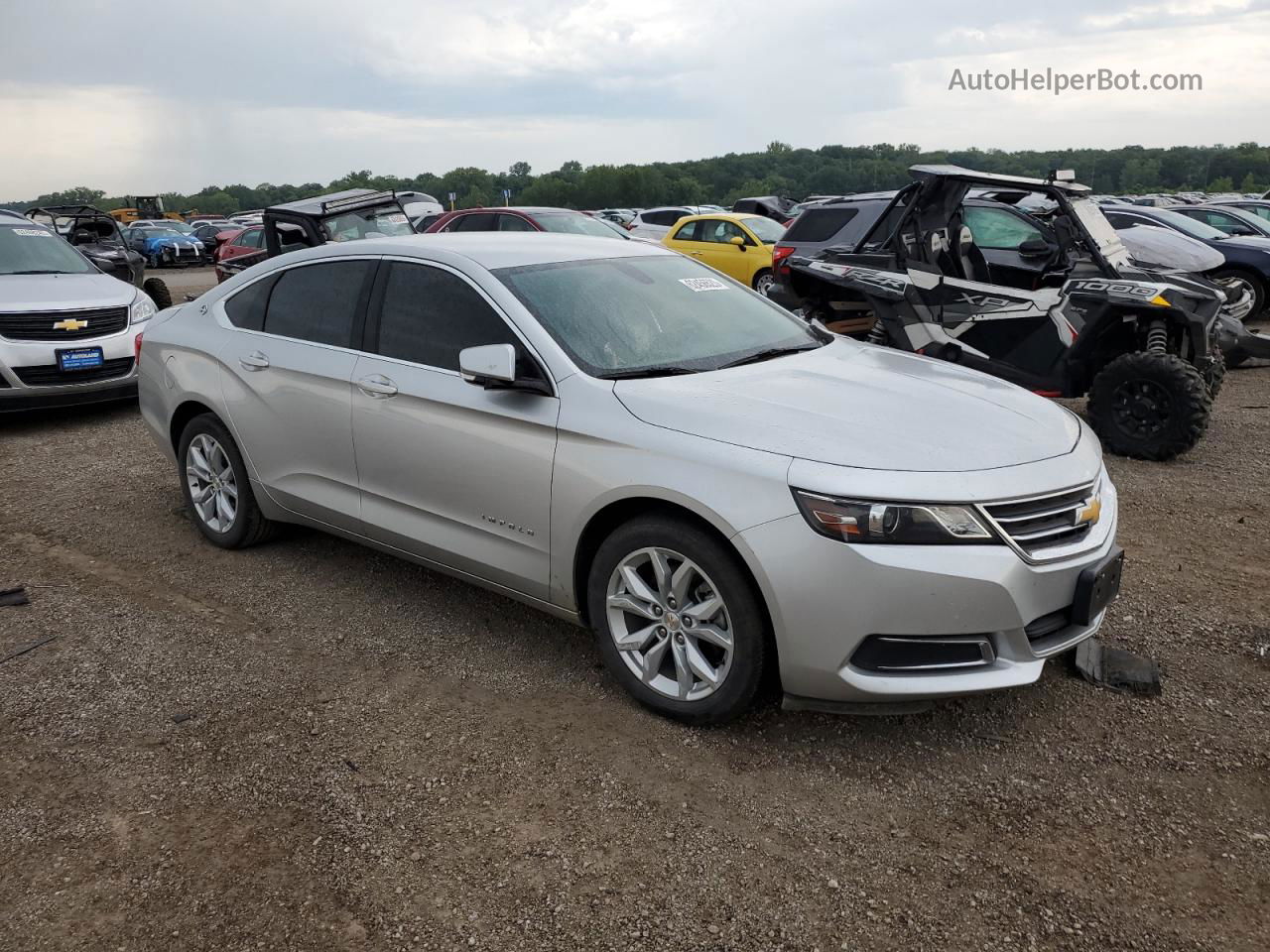 2016 Chevrolet Impala Lt Серебряный vin: 2G1105SA3G9187539