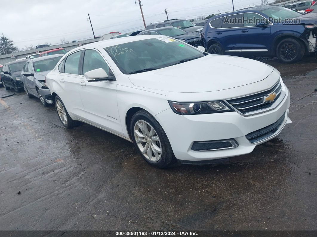 2016 Chevrolet Impala 1lt White vin: 2G1105SA3G9208499