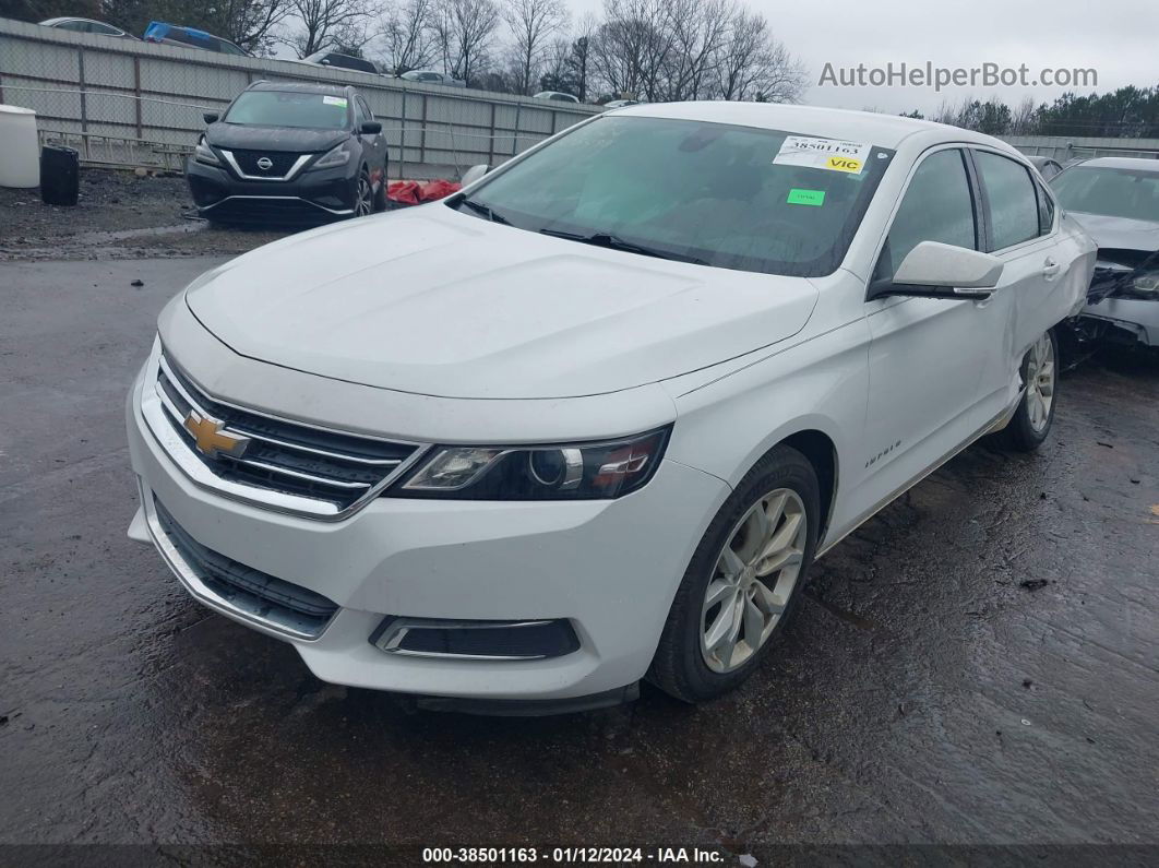 2016 Chevrolet Impala 1lt White vin: 2G1105SA3G9208499