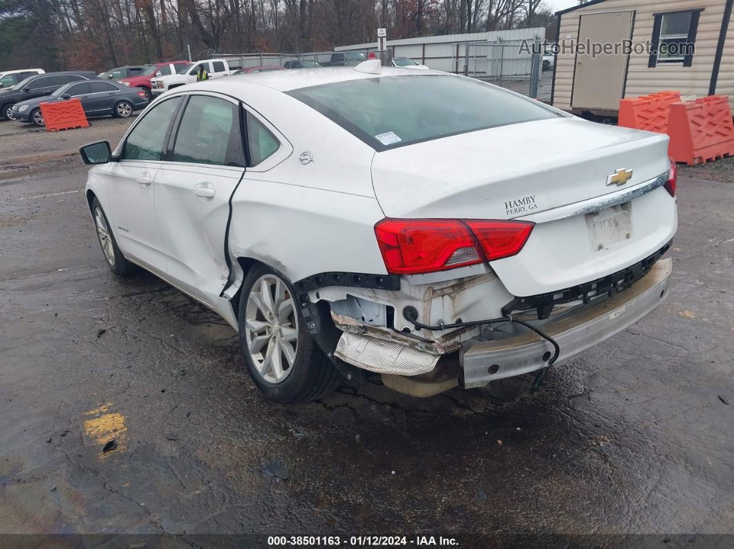 2016 Chevrolet Impala 1lt White vin: 2G1105SA3G9208499