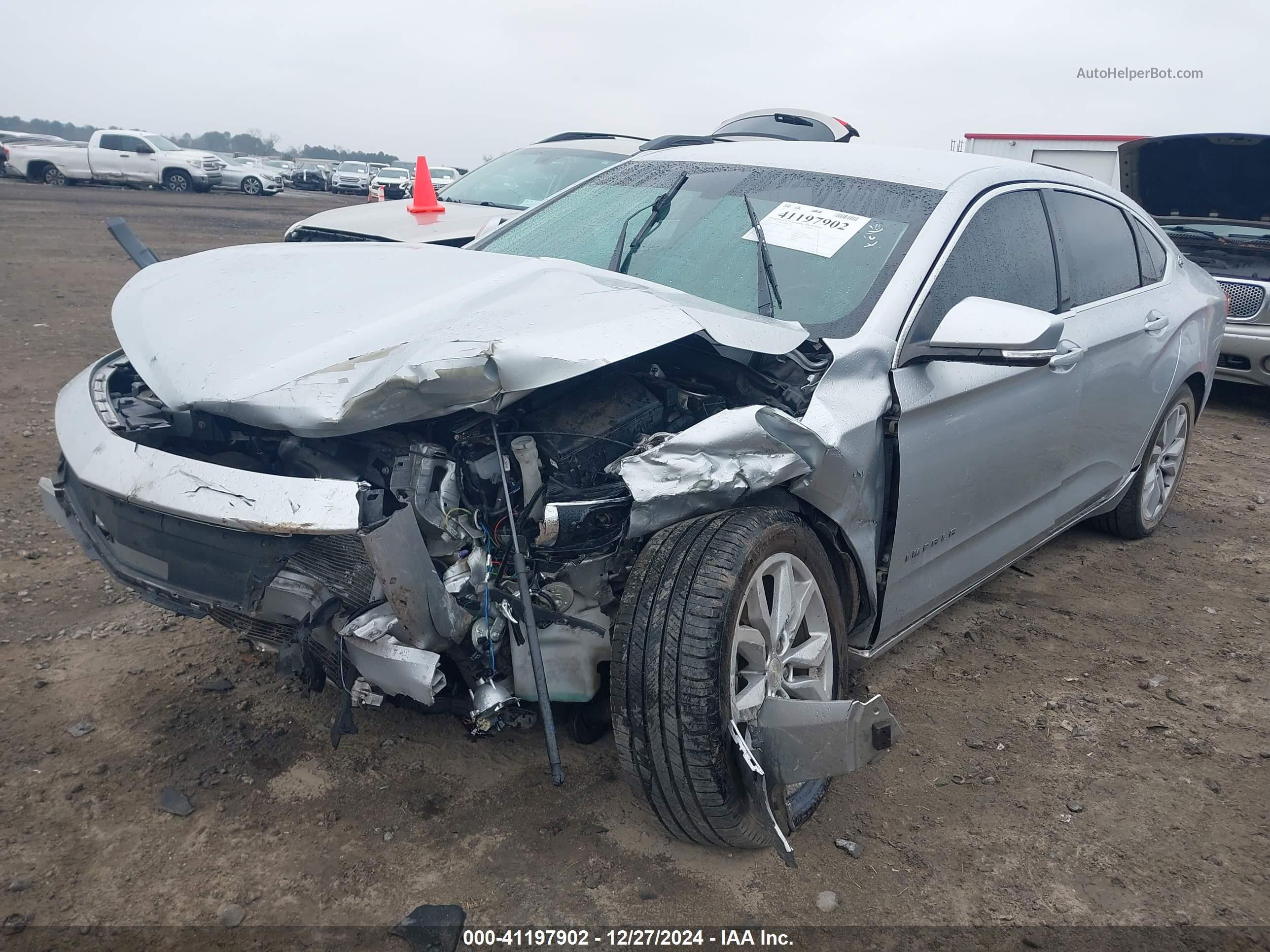 2017 Chevrolet Impala 1lt Silver vin: 2G1105SA3H9137063