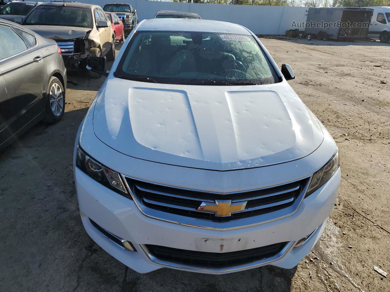 2017 Chevrolet Impala Lt White vin: 2G1105SA3H9138486