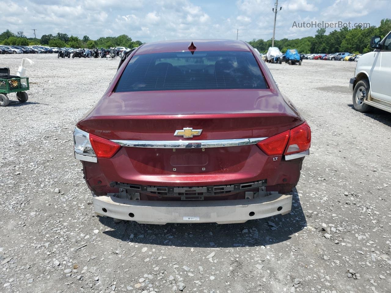 2017 Chevrolet Impala Lt Бордовый vin: 2G1105SA3H9152324