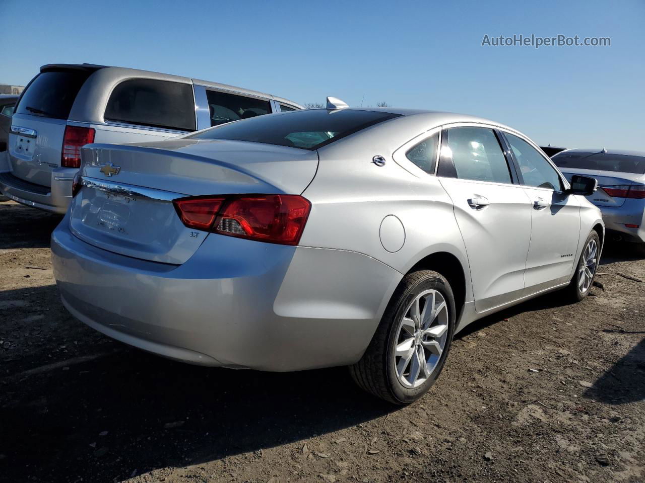 2017 Chevrolet Impala Lt Silver vin: 2G1105SA4H9139338