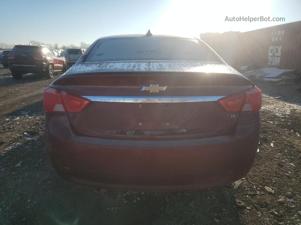 2017 Chevrolet Impala Lt Maroon vin: 2G1105SA4H9176468